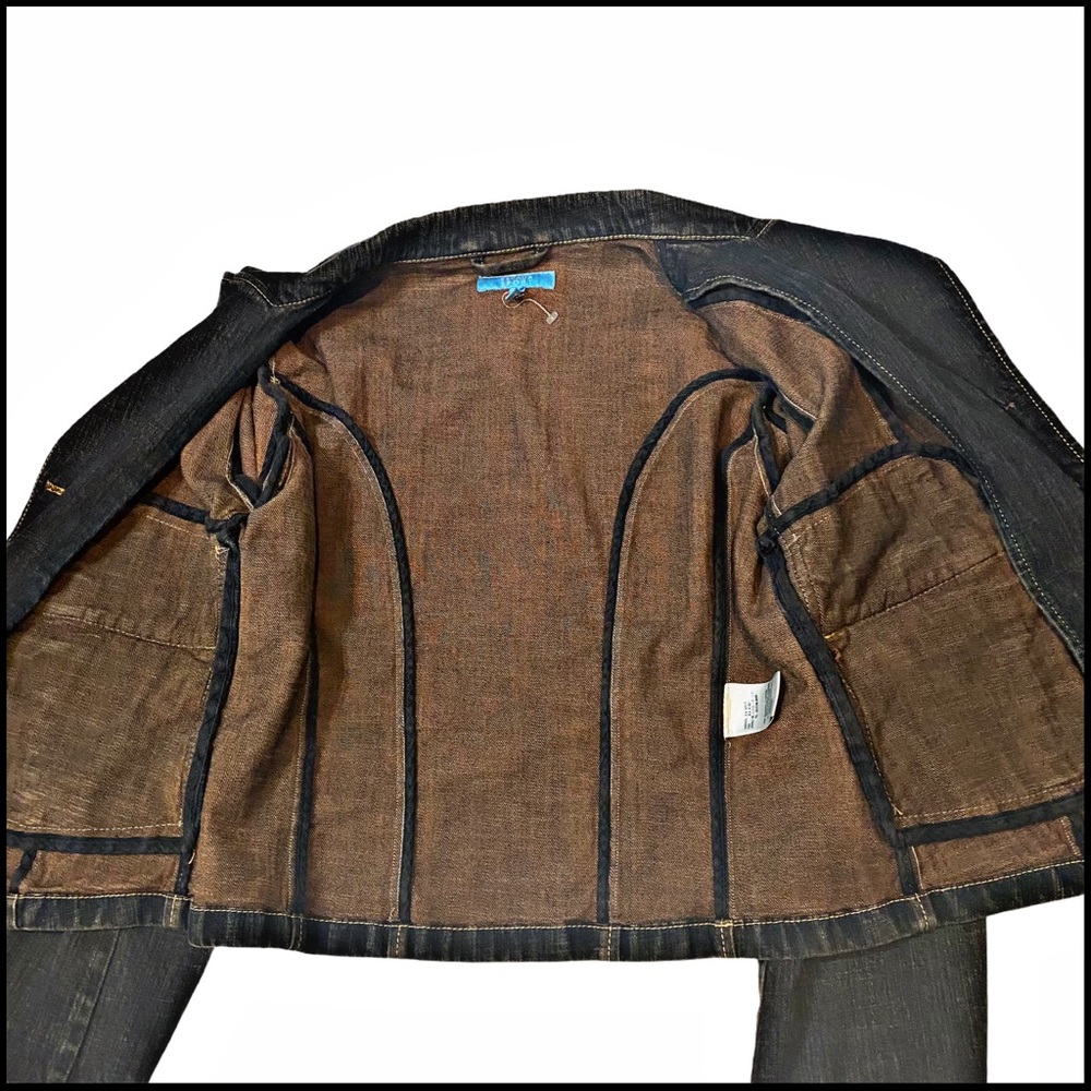 NWOT VINTAGE EXCELLENT ESCADA SPORT JEAN JACKET 40 IT - Picture 6 of 9